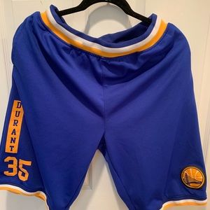 Kevin Durant Shorts (Warriors) youth size 18/20